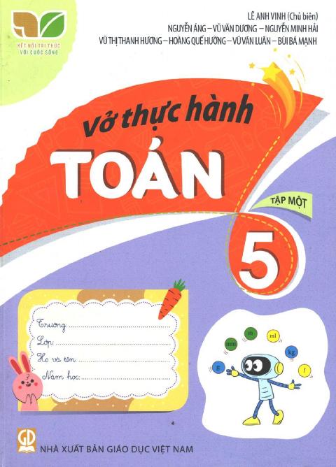 Vở thực hành Toán 5 - Tập một - Kết nối tri thức 2026-2027